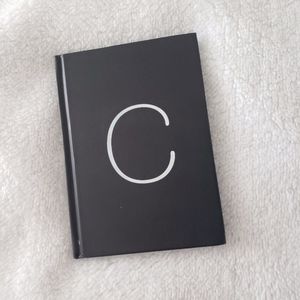 100 Page Black Hardcover Initial C Lined Journal